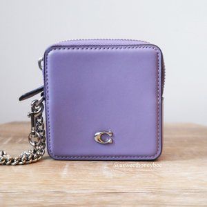 *NEW* COACH CARD WALLET - LIGHT VIOLET